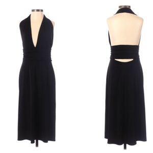 🌹Laundry by Shelli Segal - plunge halter dress